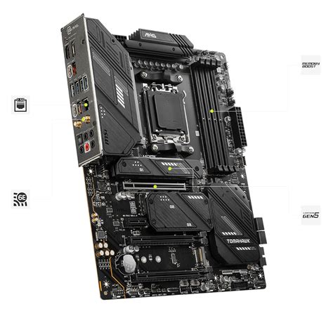 MSI MAG X670E TOMAHAWK WIFI AM5 Motherboard - Grey PC