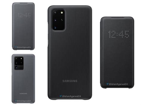Официальные чехлы для Samsung Galaxy S20 показали на фото
