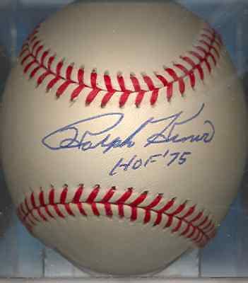 Ralph Kiner Pittsburgh Pirates Autographed Signed Baseball Hof Coa