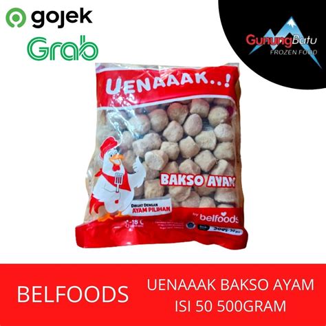 Jual Belfoods Uenaaak Bakso Ayam Isi 50 500 Gram Shopee Indonesia