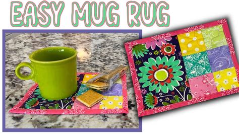 DIY Easy Mug Rug The Sewing Room Channel YouTube