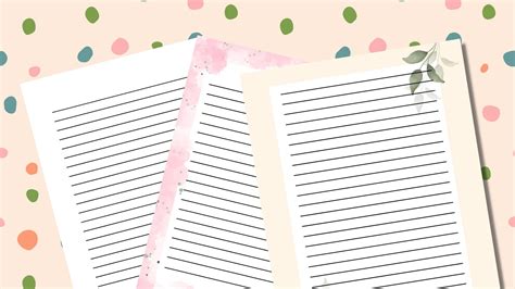 Hojas Con Lineas Para Escribir