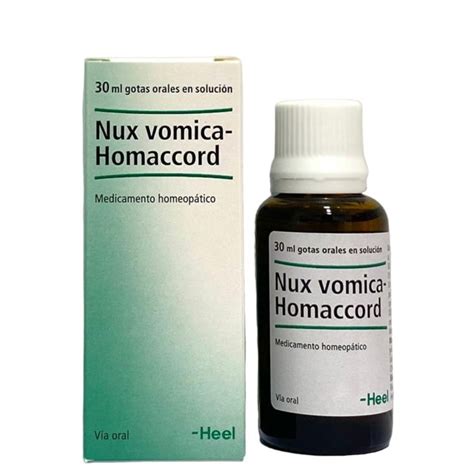 Nux Vomica Homaccord Gotas 30 Ml Heel Farmasoler