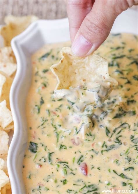 Velveeta Spinach Dip Ready In 10 Minutes Lil Luna