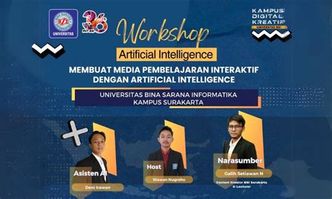 Universitas Bsi Kampus Solo Gelar Workshop Artificial Intelligence