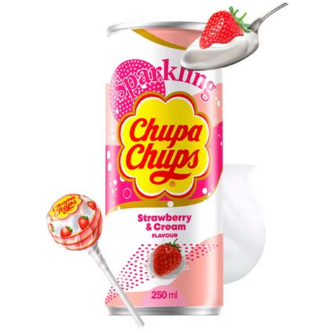 Bebida Chupa Chups Sparkling Fresa Nata Ml