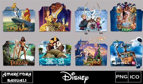 Disney Movies Folder Icon Collection Part 2 By G0d 0f Thund3r On Deviantart