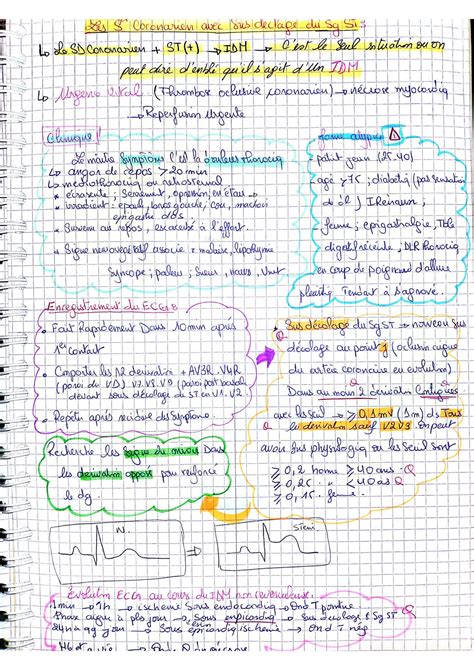 SOLUTION Syndrome Coronarien Aigue Studypool