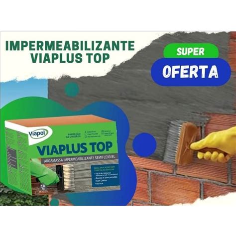 Revestimento Impermeabilizante Viaplus Top 4kg Shopee Brasil