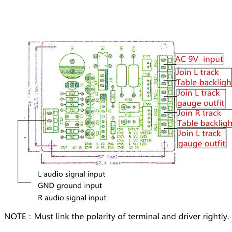 AC 12V Stereo VU Meter Driver Board Amplifier DB Audio Level Input Backlit