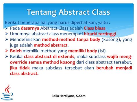 Abstract Class Dan Interface Ppt Download