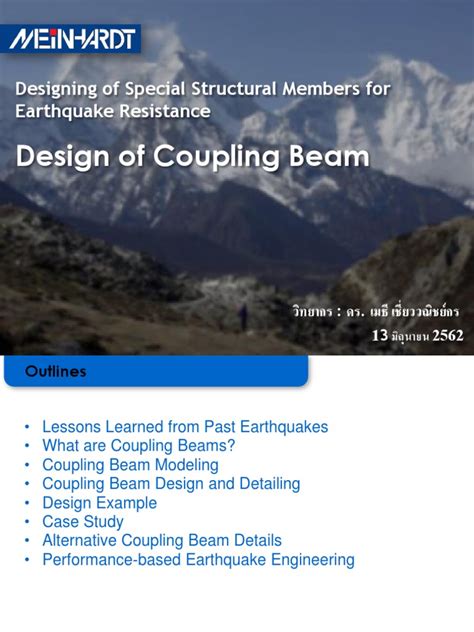 Coupling Beam Design | PDF | Beam (Structure) | Reinforced Concrete