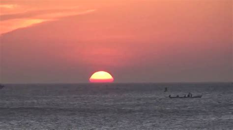 Sunrise And Sunset In Kanyakumari