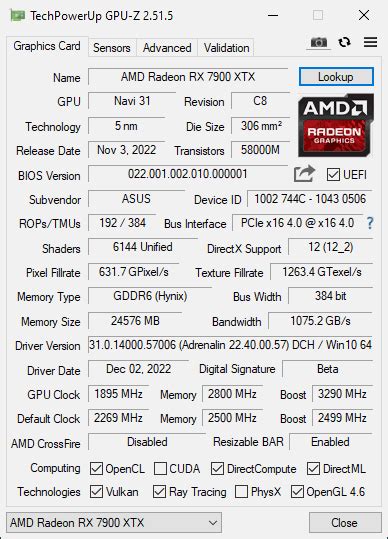 Asus Radeon Rx Xtx Tuf Oc Review Amazing Overclocking