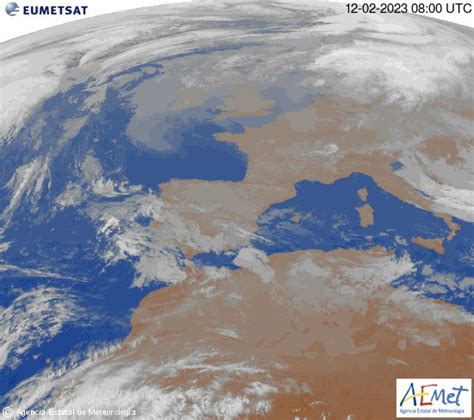 AEMET Andalucía on Twitter Imágenes METEOSAT canal IR de las últimas