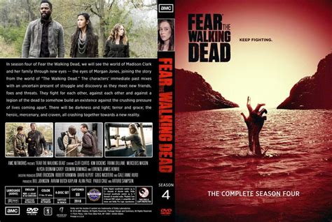 Fear The Walking Dead 2018 Season 4 Dvd Custom Cover Fear The Walking Dvd Cover Design