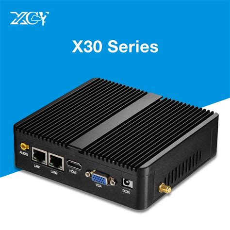 Xcy Fanless Mini Pc Windows Dual Gigabit Ethernet J J U