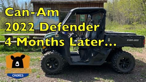 Can Am 2022 Defender Dps Hd7 4 Month Review Avoiding Chores