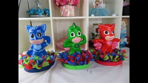 Centro De Mesa De Los Heroes En Pijamas PJ MASK YouTube