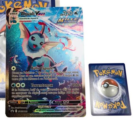 Carte Pokemon Jumbo AQUALI Vmax