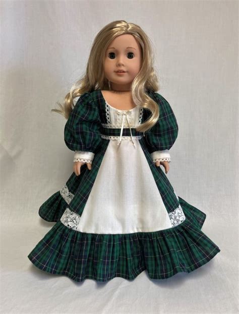 Mrs Quinn S Doll Clothes Holiday Gunny Sack Dress For 18 Inch Dolls