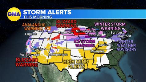 2 Major Storms Move Across The Country Good Morning America