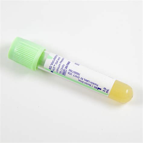 Bd Vacutainer Pst Gel And Lithium Heparin Tubes W Hemogard Closure Hot Sex Picture