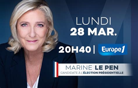 Marine Le Pen On Twitter Je Serai Aujourdhui H Linvit E D