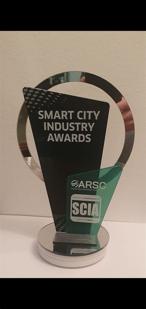 Municipiul Suceava Premiat La Gala Smart City Industry Awards La