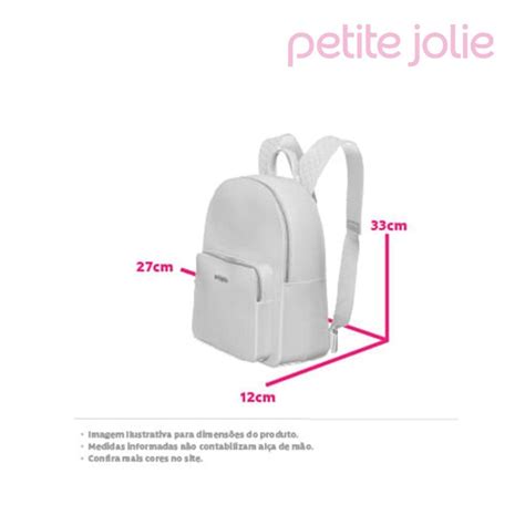 Mochila Kit Bolsa Feminina Petite Jolie Nude New PJ II Loja Lemis