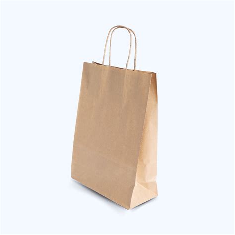 Brown Twisted Handle Paper Bags Ecofriendly Paper Bags Pactap