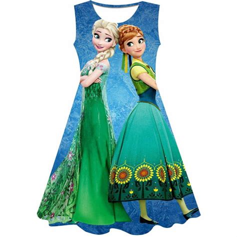 Frozen 2 Disfraz Para Niñas Vestido De Princesa Niños Snow Queen