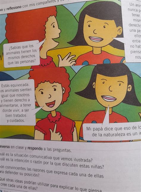 Cual Es La Situacion Comunicativa Que Vemos Ilustrada Brainly Lat