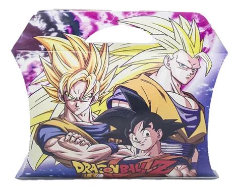 Cajitas Sorpresa De Cumpleaños Dragon Ball Z Pack X 10