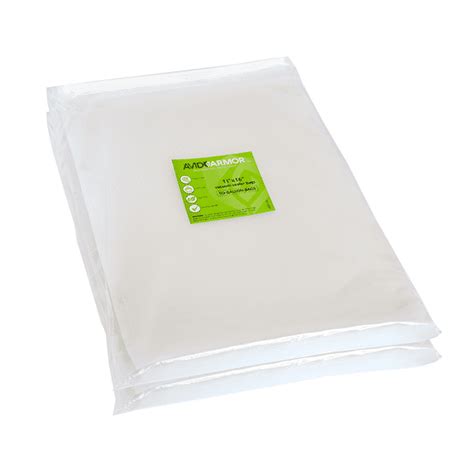 100 Gallon 11x16 Extra Large Pre Cut Vacuum Sealer Bags For Bulk Meat And Large Food Items