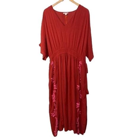 Knox Rose Dresses Nwt Knox Rose Womens Maxi Dress Bohemian Orange