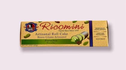 Brazo Gitano Ricomini Pistachio Variedad De Sabores Antojo Boricua