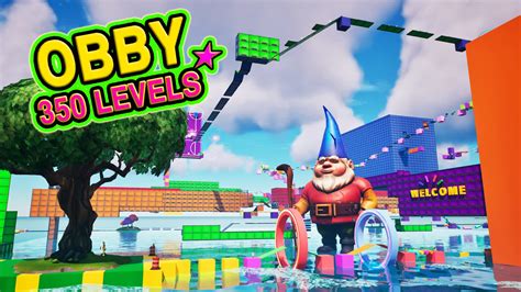 350 Level 🌈 Obby Parkour⭐ 4146 5007 2616 Fortnite Zone