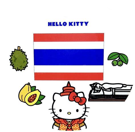 Hello Kitty Kingdom Of Thailand 猫 模様 スヌーピー 模様