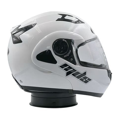 Jual Helm Mds Pro Rider Solid White Shopee Indonesia