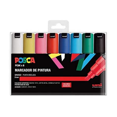 Snapklik Posca UNI PC 8K Basic SetPack Of 8 Markers