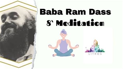 BABA RAM DASS MEDITATION 8 Minute Guided Meditation YouTube