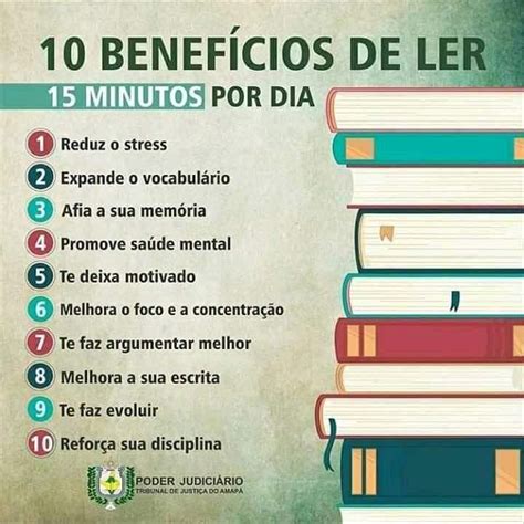 Beneficios De Ler Livros - Benefícios da leitura! | Incentivo a leitura, Leitura, Livros de ...