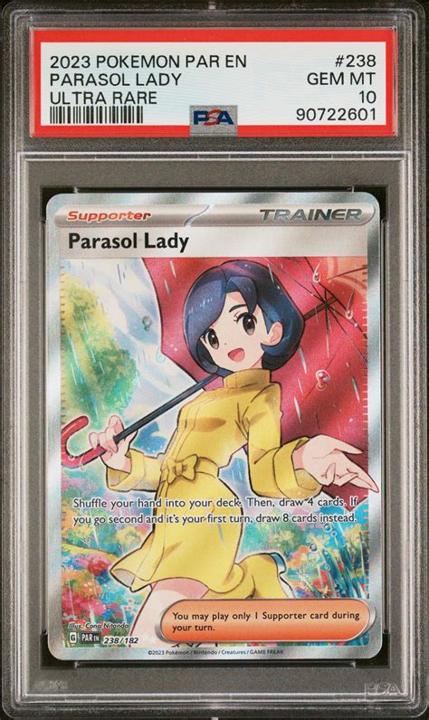 2023 Pokemon Par En Paradox Rift 238 Parasol Lady PSA 10 GameStop