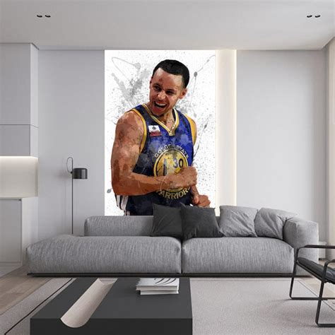 Stephen Curry Poster Wallpaper Art Etsy