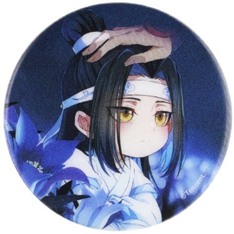 Kaze魔道祖师动画正版周边花语光栅马口铁徽章魏无羡蓝忘机虎窝淘