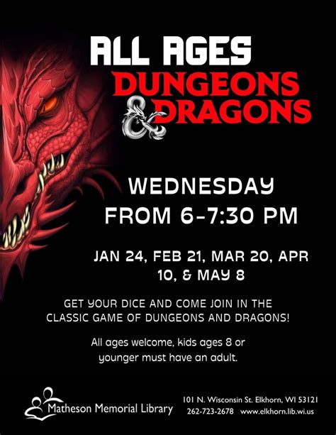 Dungeons And Dragons All Ages Jan 24 2024