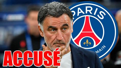 Christophe Galtier entraîneur du PSG est accusé de racisme YouTube