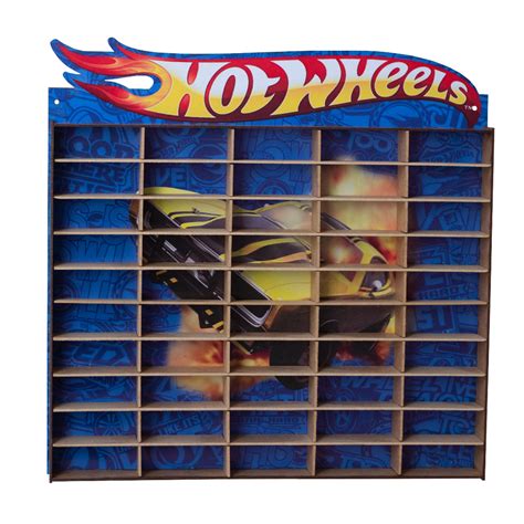 Suporte Carrinhos Hot Wheels Porta Carro Estante Prateleira Parede Cole O Nichos Pequeno