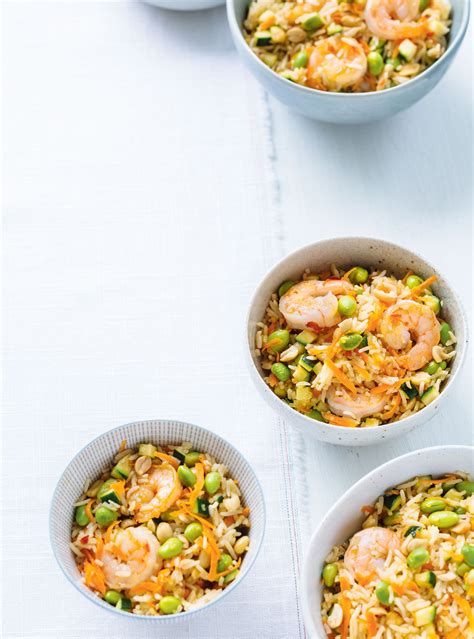 Riz Frit à L’edamame Et Aux Crevettes Ricardo